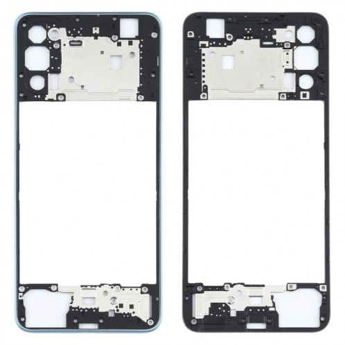 Pour OPPO Reno4 5G / Reno4 4G CPH2113 PDPM00 PDPT00 CPH2091 Cadre de boîtier arrière (bleu bébé) SH80TT283-06