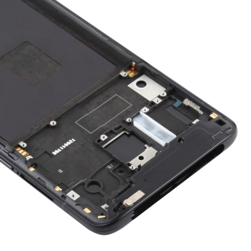 Pour OPPO Reno 5G/Reno 4G PCAM00 PCAT00 CPH1917 CPH1921 avant boîtier LCD cadre lunette plaque (noir) SH181B1670-06