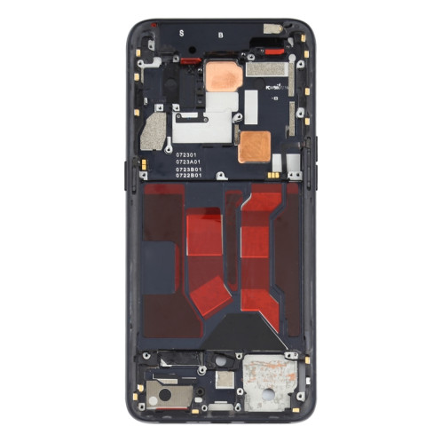 Pour OPPO Reno 10x zoom avant boîtier LCD cadre lunette plaque (noir) SH182B127-06
