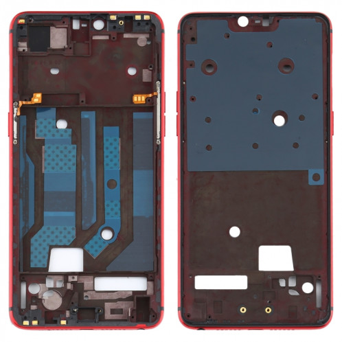 Pour OPPO R15 PACM00 CPH1835 PACT00 CPH1831 PAAM00 avant boîtier LCD cadre lunette plaque (rouge) SH183R1225-06