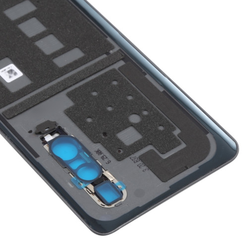 Couverture arrière de la batterie en cuir d'origine pour OPPO Trouver X2 PRO CPH2025 PDEM30 (Noir) SH84BL966-07
