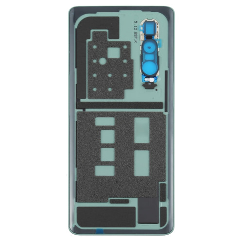Pour OPPO Find X2 Pro CPH2025 PDEM30 Coque arrière de batterie en cuir d'origine (vert) SH84GL1044-06