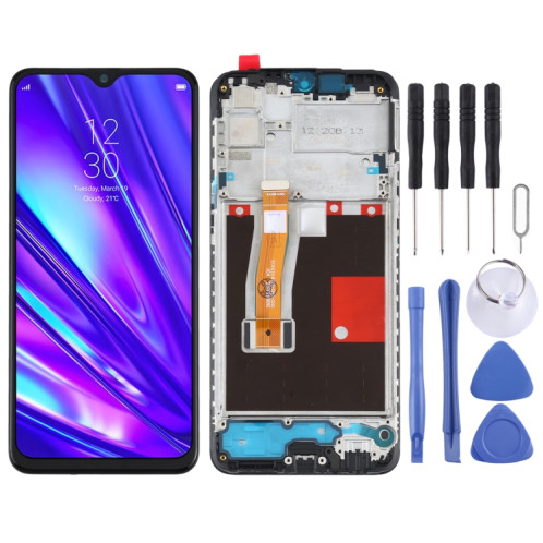 Écran LCD TFT pour OPPO Realme 5 Pro / Realme Q RMX1971 Assemblage complet du numériseur avec cadre SH12131575-06