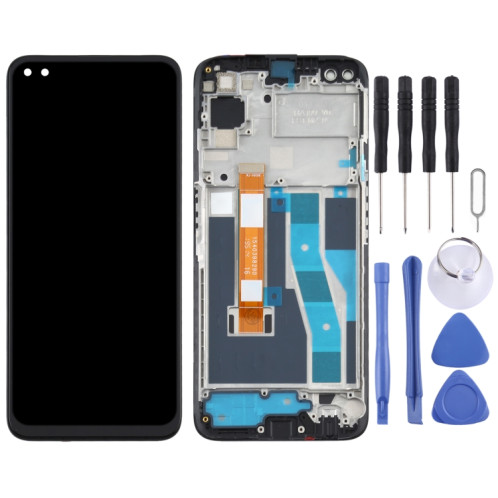Écran LCD TFT pour OPPO Realme 6 Pro RMX2061 RMX2063 Ensemble complet de numériseur avec cadre SH121523-06