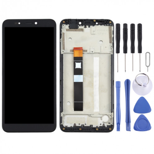 Écran LCD d'origine et numériseur complet avec cadre pour Nokia C2 (noir) SH21BL74-06