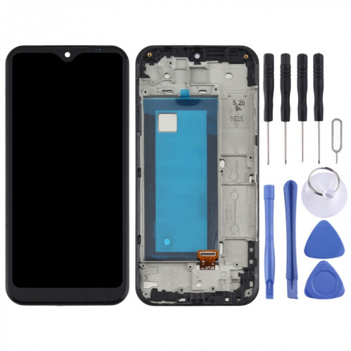 Écran LCD TFT pour LG K31 LM-K300Q, Assemblage complet du numériseur LMK300 avec cadre (Noir) SH233B1306-06