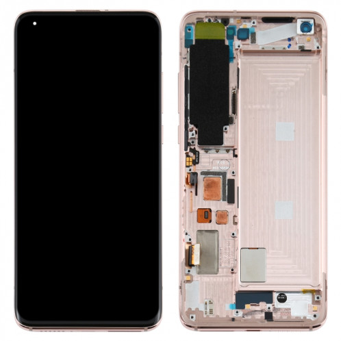 Écran LCD et numériseur complet avec cadre pour Xiaomi Mi 10 5G / Mi 10 Pro 5G M2001J2G, M2001J2I (Version S) (Or) SH241J626-07