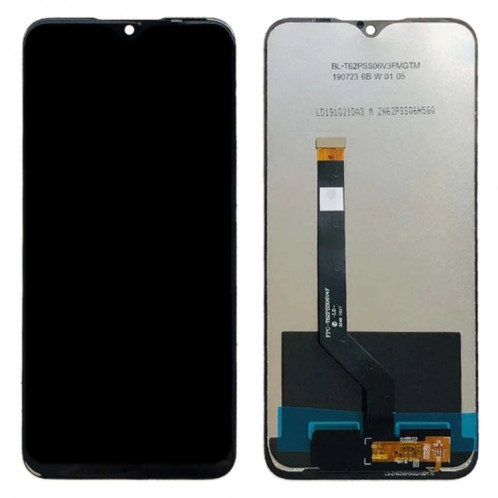 Écran LCD OEM pour Lenovo K10 Plus PAGW0015IN, L39051 avec numériseur complet (noir) SH258B790-06