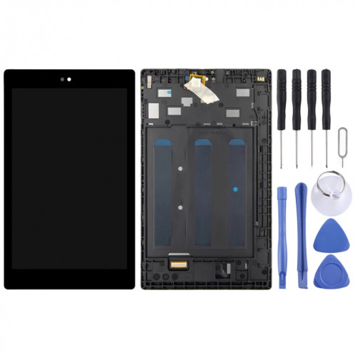 Écran LCD OEM pour Amazon Fire HD 8 (2018) Assemblage complet du numériseur L5S83A de 8e génération avec cadre (noir) SH262B1815-06