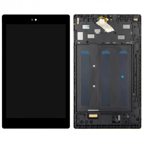 Écran LCD OEM pour Amazon Fire HD 8 (2018) Assemblage complet du numériseur L5S83A de 8e génération avec cadre (noir) SH262B1815-06