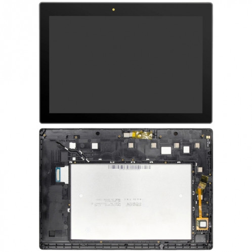 Écran LCD OEM pour Lenovo Tab 3 10 Plus ZA0Y ZA0X TB3-X70L TB3-X70F TB3-X70N TB3-X70 Assemblage complet du numériseur avec cadre (Noir) SH264B1516-06