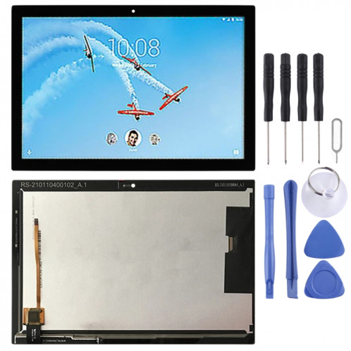 Écran LCD OEM pour tablette Lenovo TAB4 10 REL TB-X504F TB-X504M TB-X504L avec numériseur complet (noir) SH265B1065-06