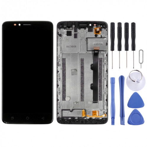 Écran LCD OEM pour T-Mobile Revvl Plus c3701a Assemblage complet du numériseur avec cadre (noir) SH269B28-06