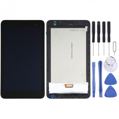 Écran LCD et numériseur complet avec cadre pour Huawei MediaPad T2 7.0 BGO-DL09 / BGO-L03 (noir) SH290B663-06