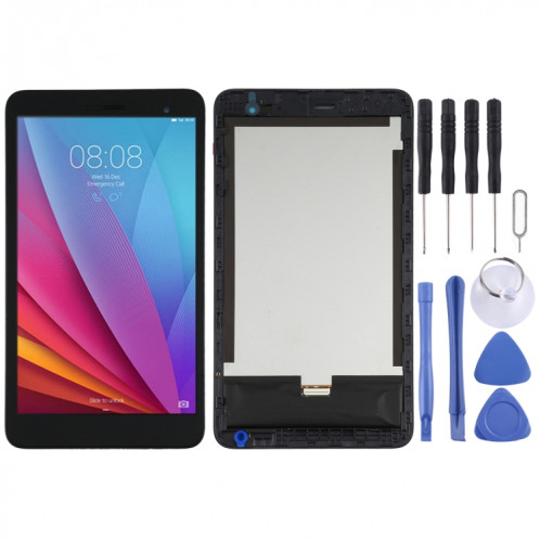 Écran LCD et numériseur complet avec cadre pour Huawei MediaPad T1 7.0 T1-701 (noir) SH291B123-06