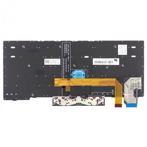 Clavier Version américaine avec rétro-éclairage pour Lenovo ThinkPad X280 A285 X390 X395 X13 L13 01YP160 01YP040 SH1314888-05