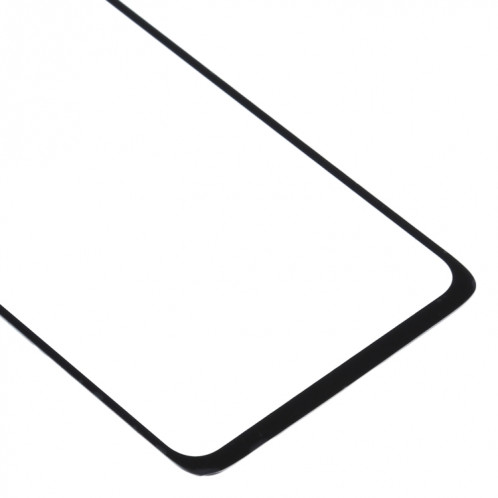 Lentille extérieure en verre de l'écran avant pour Motorola Moto G8 XT2045-1 (noir) SH325B1446-06