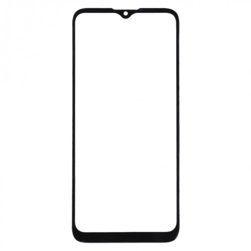 Lentille extérieure en verre de l'écran avant pour Motorola Moto G8 Plus XT2019 / XT2019-2 (noir) SH326B1671-06