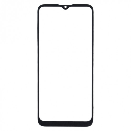 Lentille extérieure en verre de l'écran avant pour Motorola Moto G8 Plus XT2019 / XT2019-2 (noir) SH326B1671-06