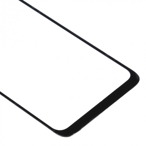 Lentille extérieure en verre de l'écran avant pour Motorola Moto G8 Plus XT2019 / XT2019-2 (noir) SH326B1671-06