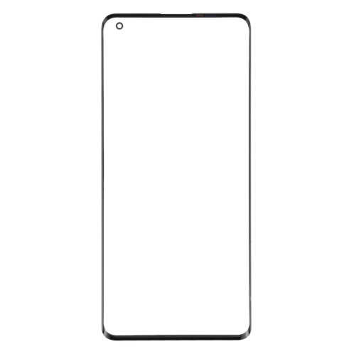 Pour Oppo Find X2 Pro / Find X2 Lentille extérieure en verre de l'écran avant (noir) SH329B597-06