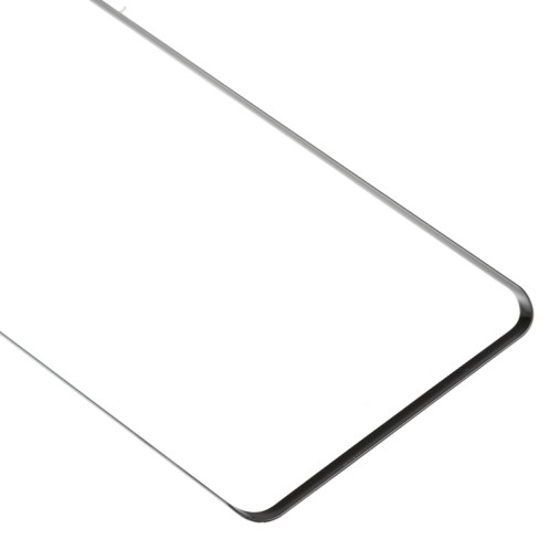 Pour Oppo Find X2 Pro / Find X2 Lentille extérieure en verre de l'écran avant (noir) SH329B597-06