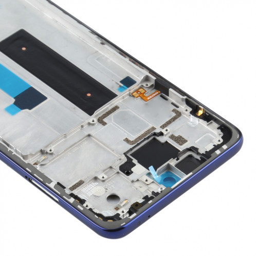 Boîtier avant d'origine plaque de cadre LCD pour Xiaomi Mi 10T Lite 5G M2007J17G (bleu) SH373L1390-06