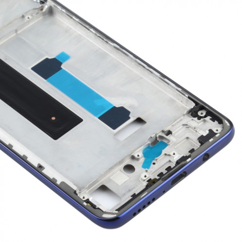 Boîtier avant d'origine plaque de cadre LCD pour Xiaomi Mi 10T Lite 5G M2007J17G (bleu) SH373L1390-06