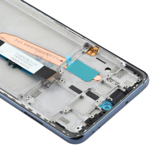 Écran LCD d'origine et numériseur complet avec cadre pour Xiaomi Poco X3 NFC / Poco X3 (noir) SH384B1104-06