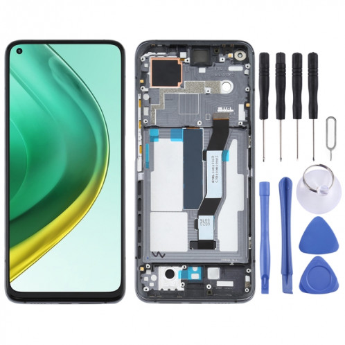 Écran LCD et numériseur complet avec cadre pour Xiaomi Mi 10T Pro 5G / Mi 10T 5G / Redmi K30S M2007J3SC M2007J3SY (Noir) SH386B508-06