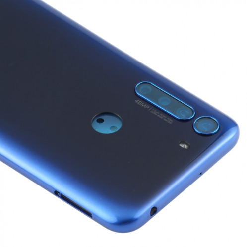 Cache arrière de la batterie pour Motorola One Fusion / XT2073-2 (bleu) SH387L1634-06