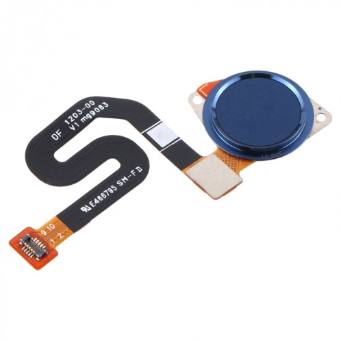 Câble Flex pour Capteur d'Empreintes Digitales pour Motorola Moto G7 Play / Moto G7 Power XT1955 (Bleu) SH99LL6-04