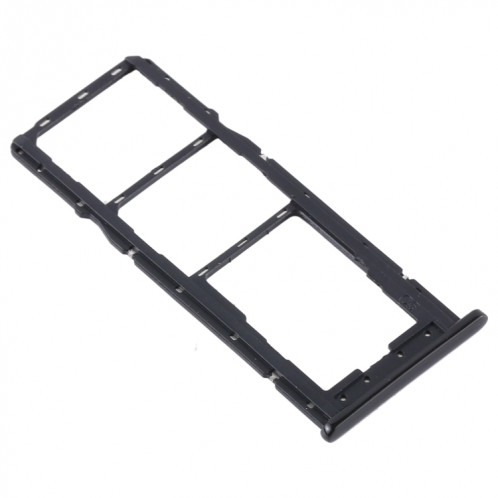 Plateau de la carte SIM + plateau de la carte SIM + plateau de la carte Micro SD pour Motorola One (P30 Play) XT1941 (noir) SH410B411-04