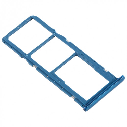 Plateau de carte SIM + plateau de carte SIM + plateau de carte Micro SD pour Motorola Moto E6 Play / XT2029 / XT2029-1 (bleu) SH413L880-04