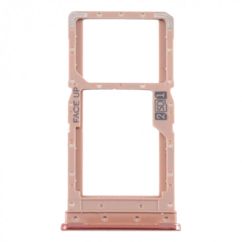 Plateau pour carte SIM + plateau pour carte SIM / plateau pour carte Micro SD pour Motorola Moto G9 Plus XT2087-1 (or) SH414J770-04