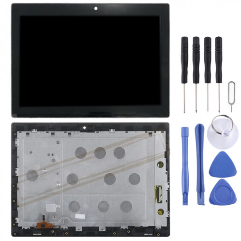 Écran LCD OEM pour Lenovo Miix 320 10ICR Digitizer Assemblage complet avec cadre (Noir) SH1419293-06