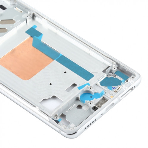 Boîtier avant d'origine plaque de cadre LCD pour Xiaomi Redmi K30 Ultra M2006J10C (argent) SH453S829-06