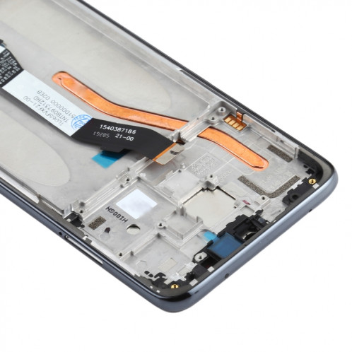 Écran LCD et numériseur complet avec cadre pour Xiaomi Redmi Note 8 Pro (carte SIM unique) (noir) SH458B1579-06
