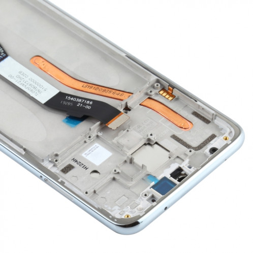 Écran LCD et numériseur complet avec cadre pour Xiaomi Redmi Note 8 Pro (carte SIM unique) (argent) SH458S1831-06