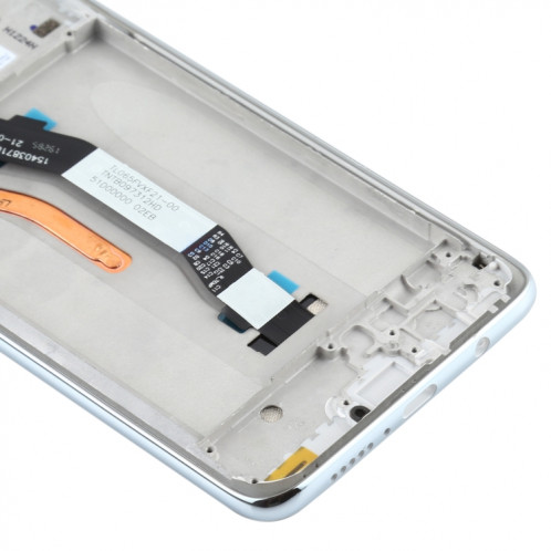 Écran LCD et numériseur complet avec cadre pour Xiaomi Redmi Note 8 Pro (carte SIM unique) (argent) SH458S1831-06