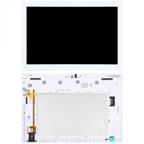 Écran LCD OEM pour Lenovo TAB4/TB-X304F/TB-X304L/TB-X304N/TB-X304X/TB-X304 Ensemble complet de numériseur avec cadre (Blanc) SH464W1375-05