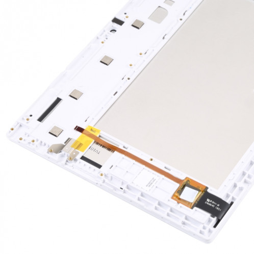 Écran LCD OEM pour Lenovo TAB4/TB-X304F/TB-X304L/TB-X304N/TB-X304X/TB-X304 Ensemble complet de numériseur avec cadre (Blanc) SH464W1375-05