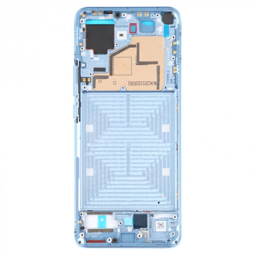 Plaque de lunette de cadre LCD de boîtier avant d'origine pour Xiaomi MI 11 (bleu) SH466L1942-07