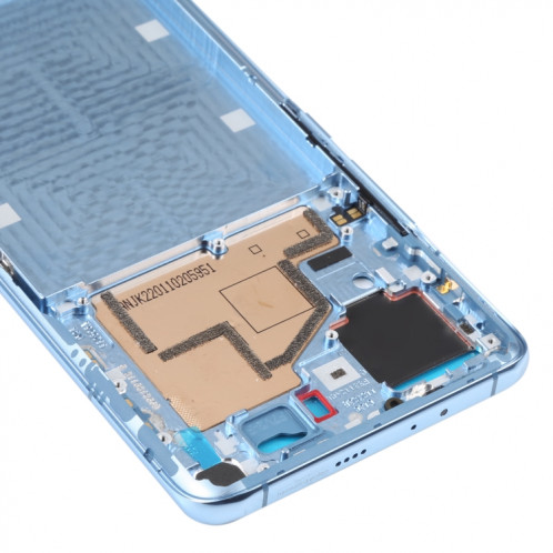 Plaque de lunette de cadre LCD de boîtier avant d'origine pour Xiaomi MI 11 (bleu) SH466L1942-07