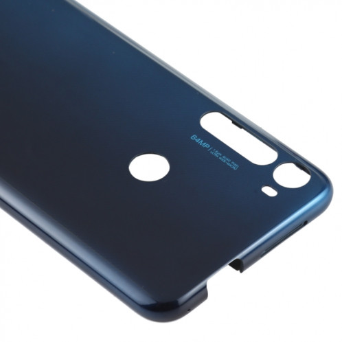 Cache arrière de batterie d'origine pour Motorola Moto One Fusion Plus PAKF0002IN (bleu) SH469L485-06