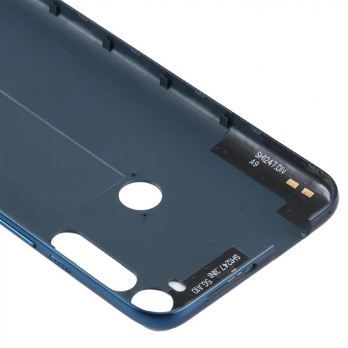 Cache arrière de batterie d'origine pour Motorola Moto One Fusion Plus PAKF0002IN (bleu) SH469L485-06