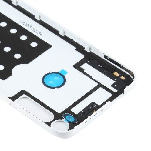 Cache arrière de batterie d'origine pour Motorola Moto One Fusion Plus PAKF0002IN (blanc) SH469W1734-06
