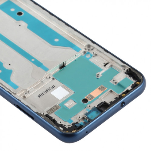 Boîtier avant LCD Cadre Bezel Plate pour Motorola Moto E (2020) (Bleu) SH473L1265-06