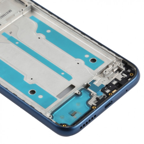Boîtier avant LCD Cadre Bezel Plate pour Motorola Moto E (2020) (Bleu) SH473L1265-06
