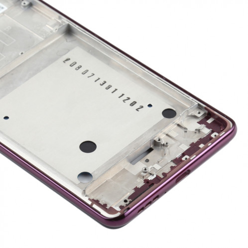 Boîtier avant plaque de cadre LCD pour Motorola One Hyper XT2027 XT2027-1 (violet) SH476P1163-06